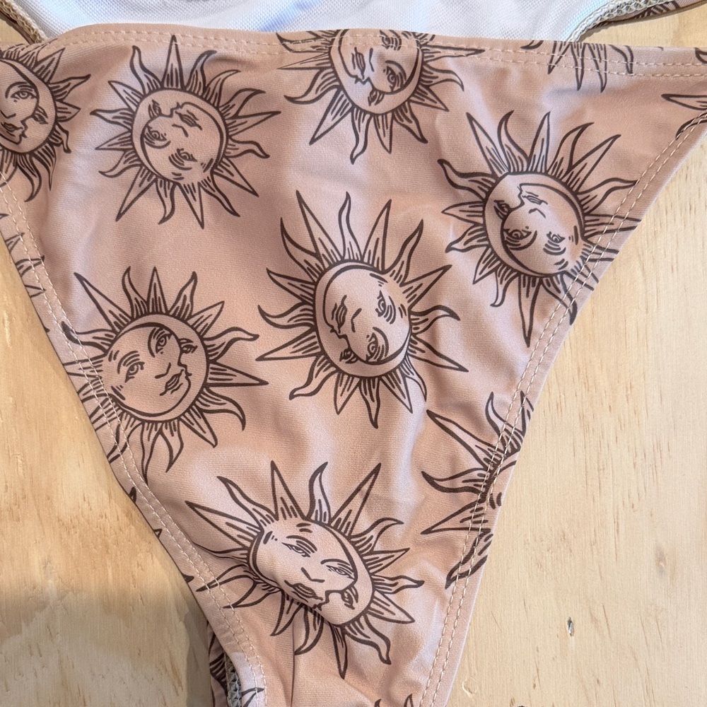 3- Piece Elegant Tan Bikini Set - Picture 5 of 10
